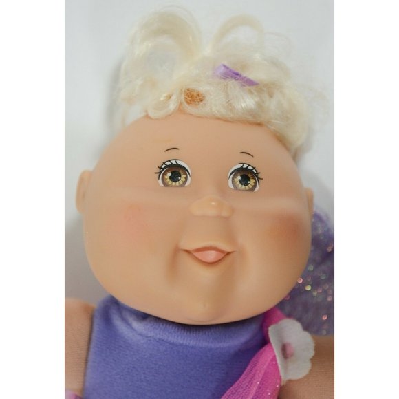 Vintage 1995 12" Cabbage Patch Kids Doll Brown Hair & 8" Garden Fairy 2009 Toy - Picture 9 of 12